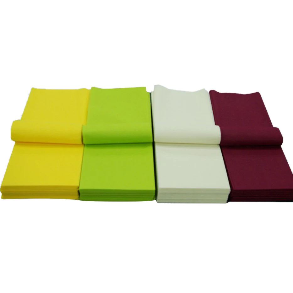 Hot sell free sample all color tnt biodegradable disposable pre-cut 100%pp non woven table cloth
