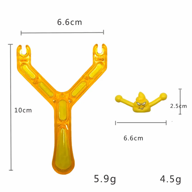 Decompression Colorful Sticky Poo Slingshot Toy Catapult Games Toys For Kids Gifts Decompression Sticky Poo Slingshot Toy