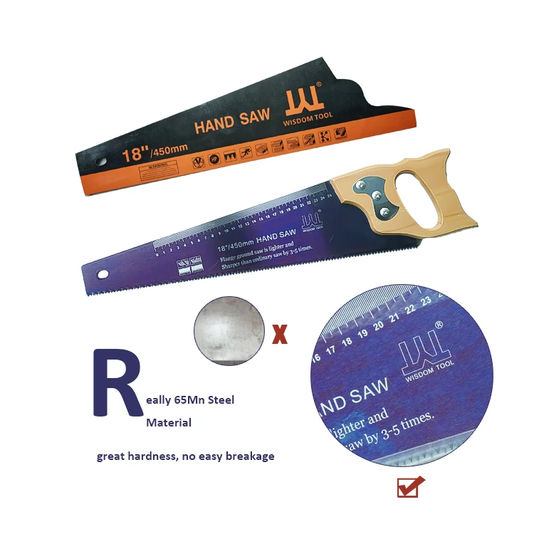 Ручная пила для деревообработки 65 млн 18 дюймов