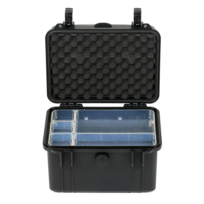 Customized Waterproof Tool Box with Inner Transparent Abs Tray