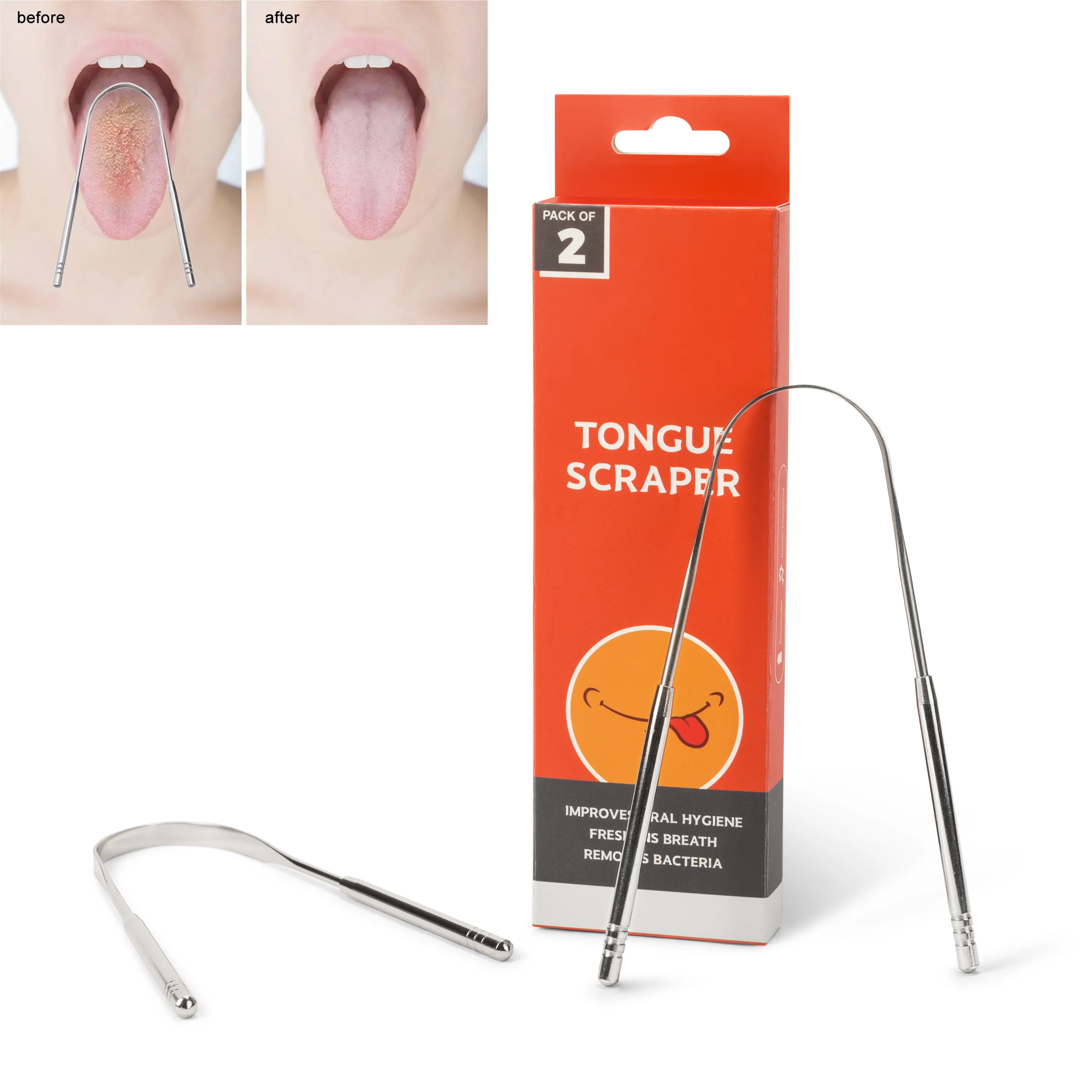 2 шт. набор для чистки языка