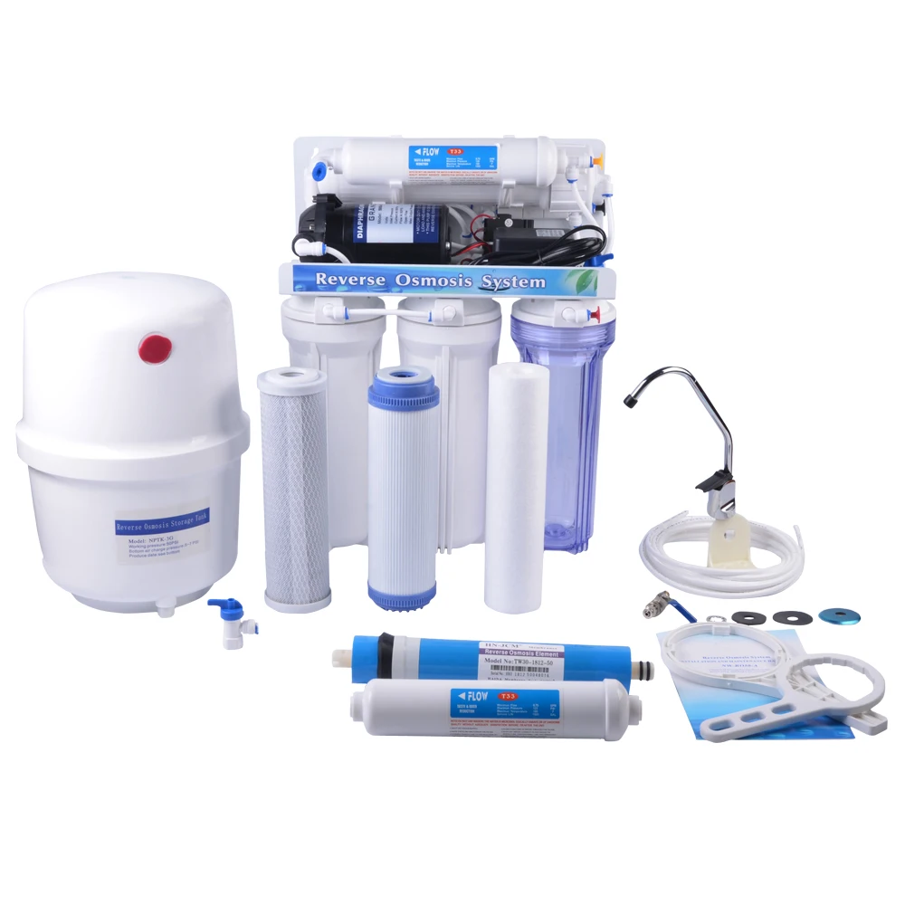 Big flow 400 gpd reverse osmosis drinking water system for water filtration purification