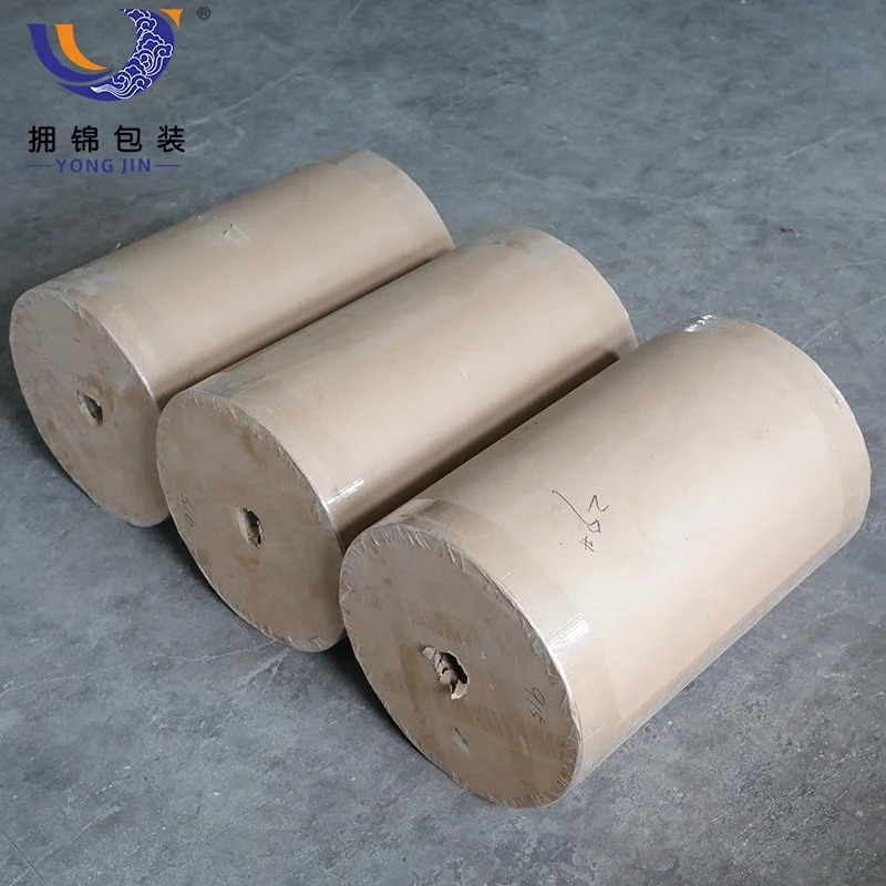 Custom Printed Fiber Reinforced Water Activated Brown Paper Tape Jumbo Roll