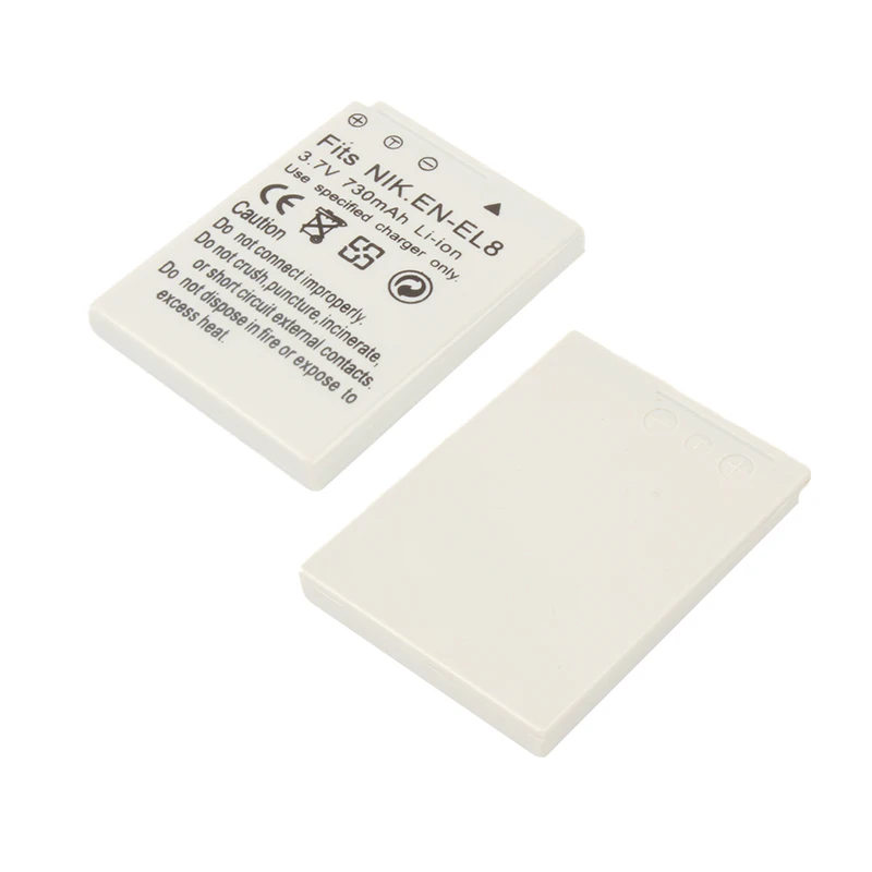 EN-EL8 Rechargeable Li-ion Battery ENEL8 Digital Battery Pack for Nikon Coolpix P1 P2 S2 S3 S5 S50 S51 S52 Cameras
