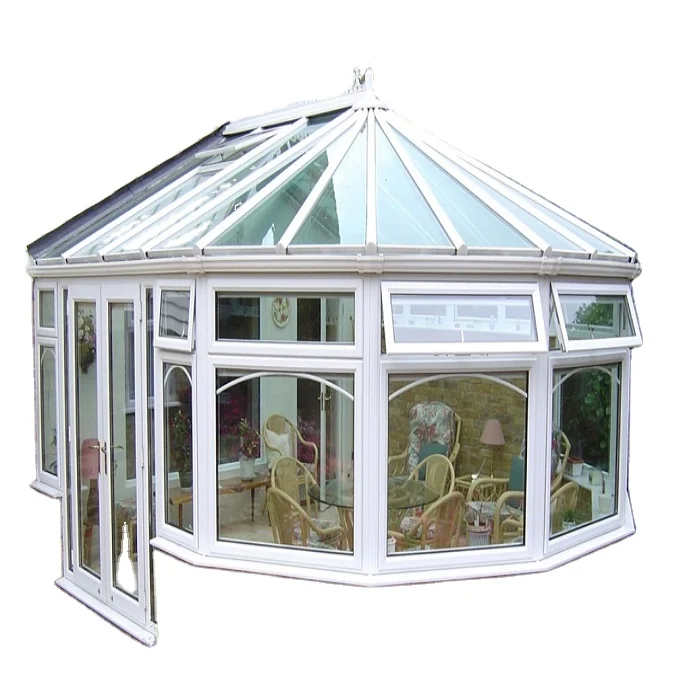 Safety Tempered Laminated  Glass Roof Conservatory Orangery Veranda Winter Garden with window/door/ roller shutter