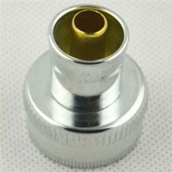 Washing machine water hose metal coupling