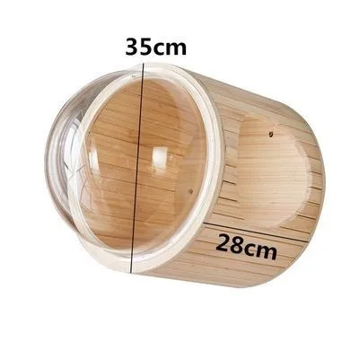 Solid wood wall jumping platform shelf wall mounted cat grab column cat toy all season wooden cat wall