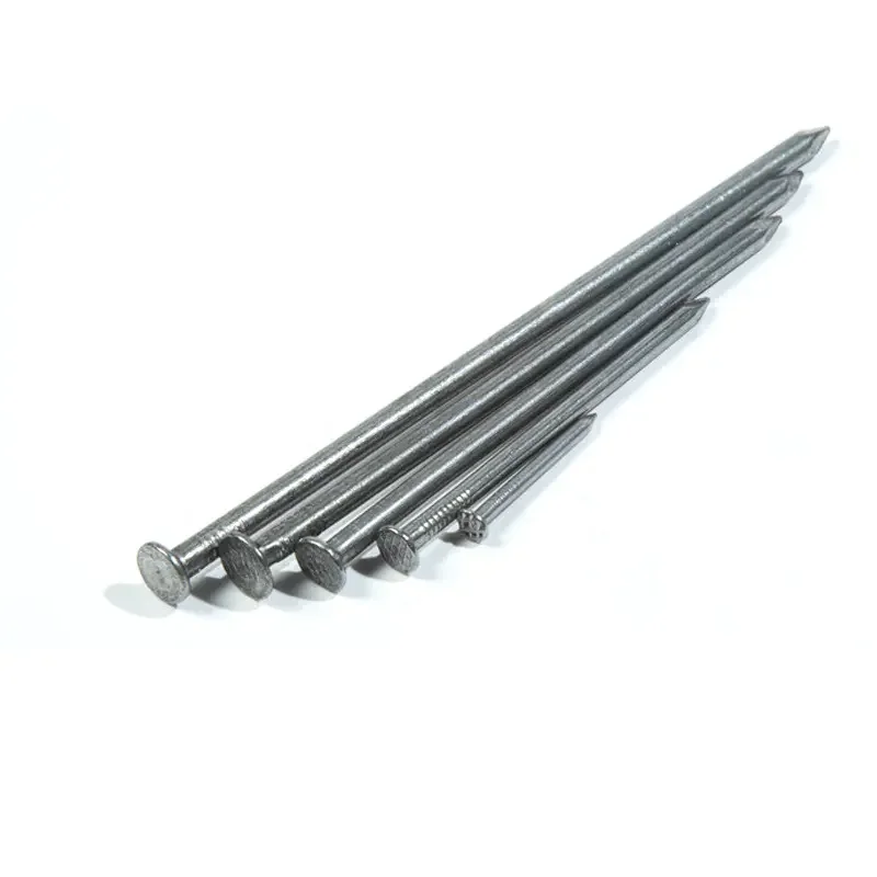steel concrete nails Round nail  sample free 1 inch 2 inch 3 inch 4 inch stainless steel silver common nails