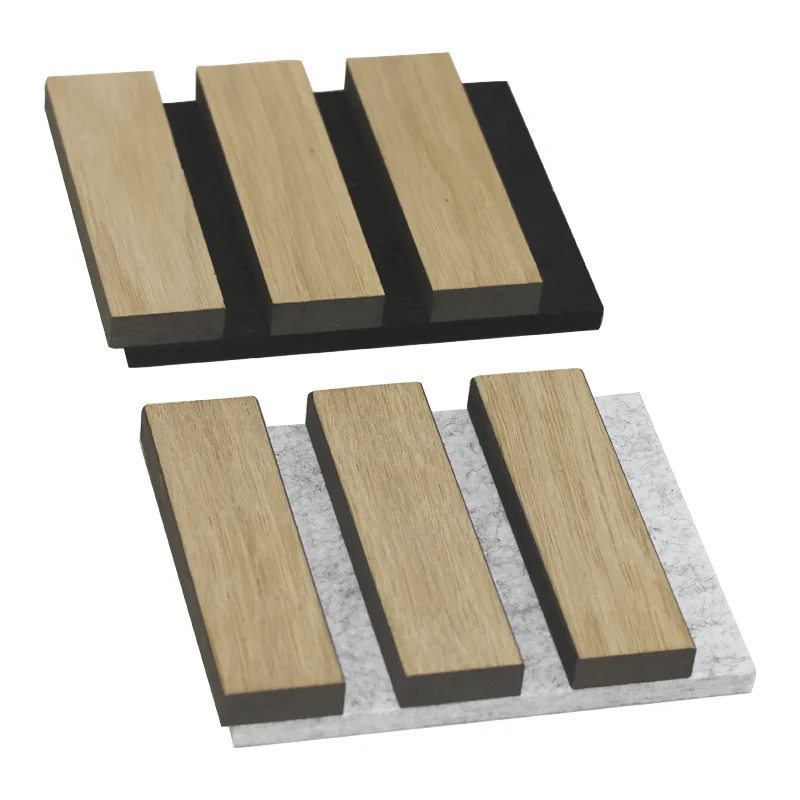 Akupanel Economic Sound Isolation Wooden Acoustic Panel For Interior Decoration Slat wall Panel