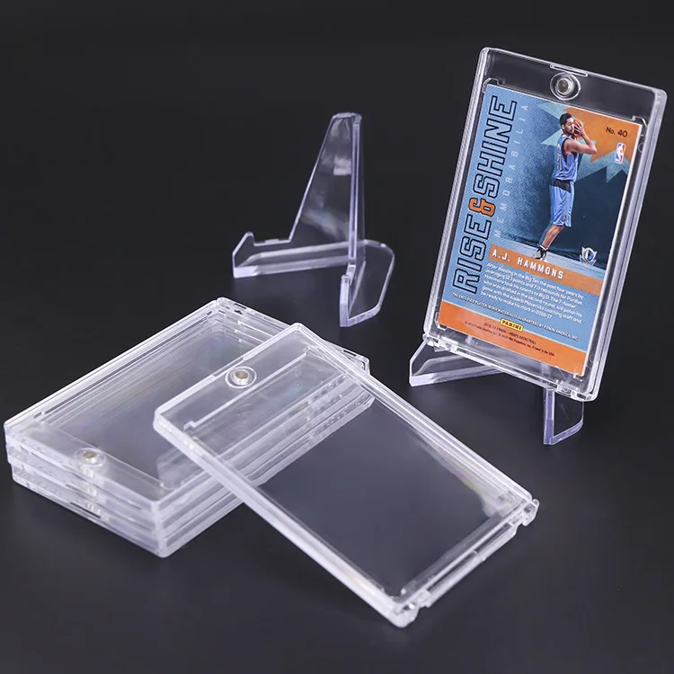 CAIYA Custom triangle display stand commemorative coin display stand TCG accessories products wholesale desktop stabilizer