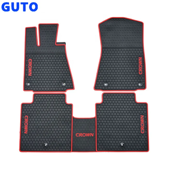 Specially designed rubber foot pads for automobiles Customized logo PVC flooring for business style car foot pads