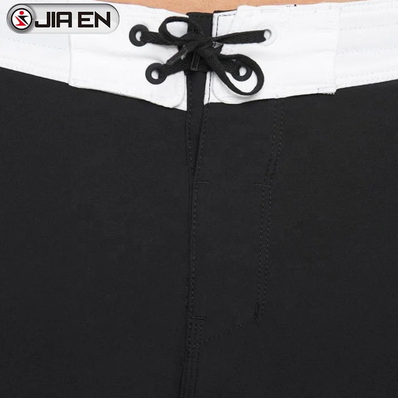 Custom Summer Stretch Fabric Boardshort Wholesale Mans Plain Board Shorts Color Green