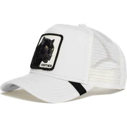 Wholesale Personalized Custom Logo Animal Cartoon Mesh Embroidered Trucker Hat Cap