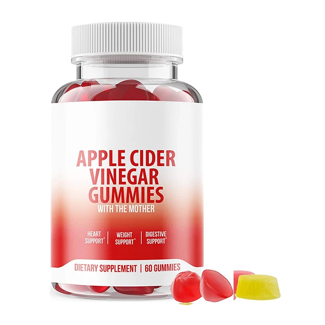 2021 OEM ODM Заводская индивидуальная похудение яблочный уксус жевательные уксусы с вкусом вишни для потери