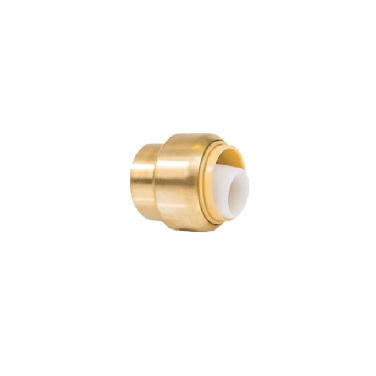 Lead Free Brass Push-Fit Fitting Compression  PEX Pipe Fittings For Floor Heating