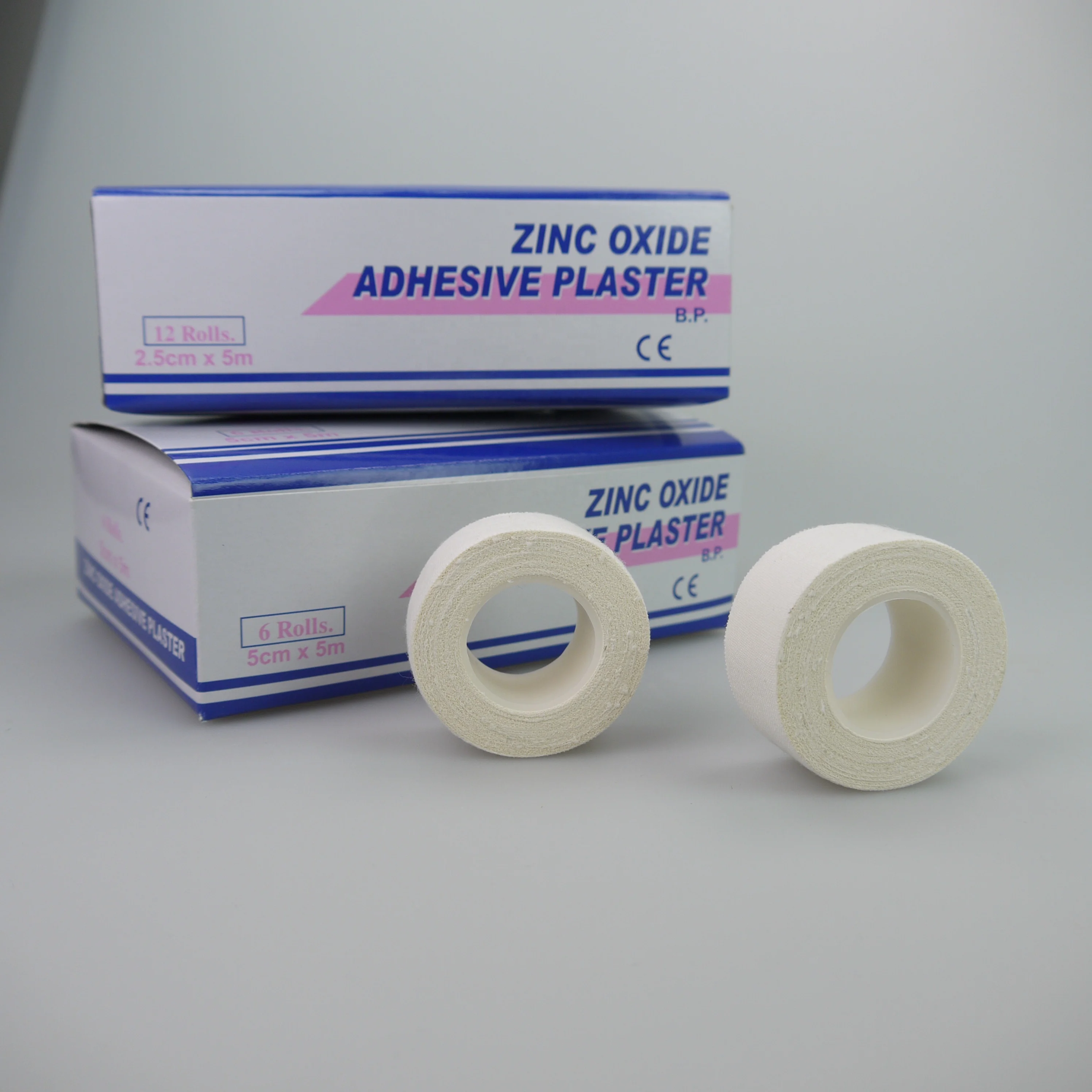 White Colored Adhesive Zinc Oxide Tape for Medical Use
