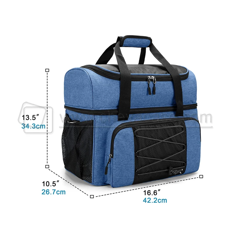 Custom New Design Portable 2 Bowling Ball Bag with