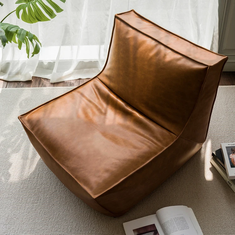 Bean Bag Chair Giant flannel cover no filling Furniture bed Big Sofa bed 6ft beanbag Cover living room sofas