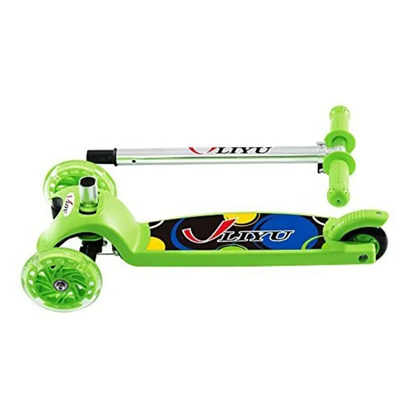 Hot Sale Kids Kick Scooter Flash 3 Wheel Kick Toy Scooter Baby Adjustable Children  Scooter