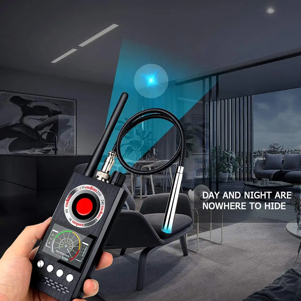 Wireless RF Signal Finder Tracker GSM GPS Hidden Camera Eavesdropping Device K68 Anti Spy Detector Bug