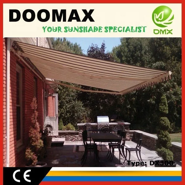 DX300 Half Cassette Balcony Awnings for Mobile Homes