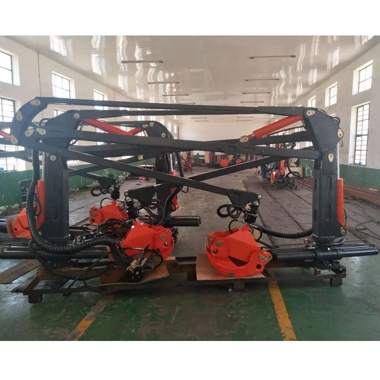 
timber wood crane 6.3m reach tractor linkage or trailer mount 360 rotate 