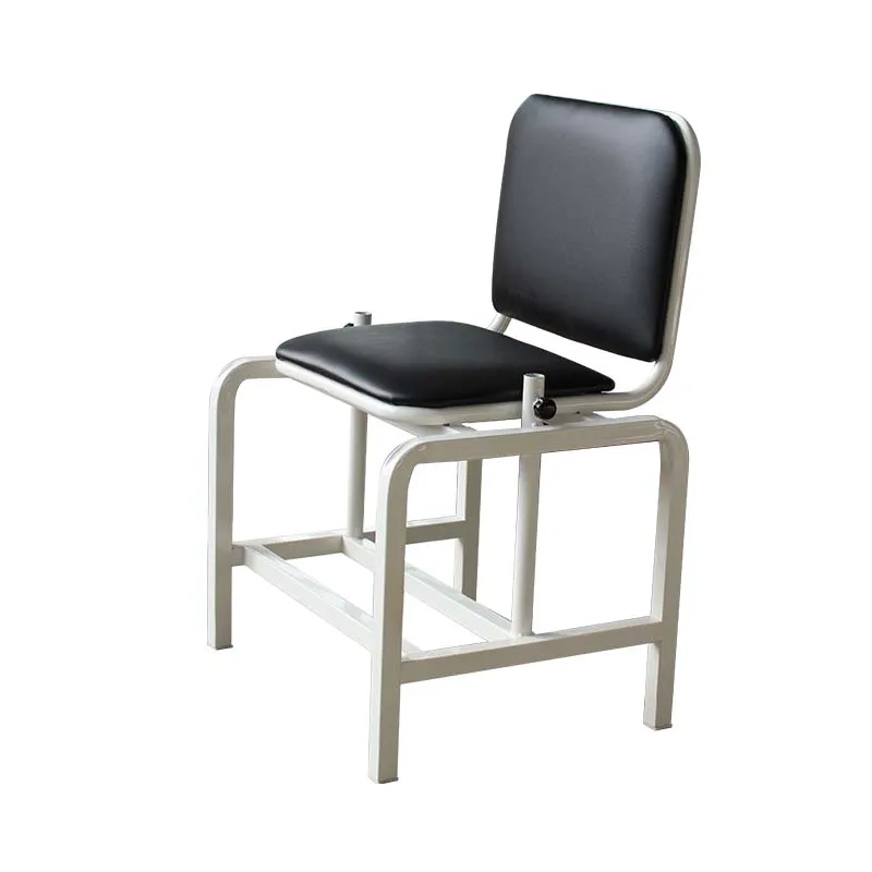Black Hospital Medical Manual Lab Phlebotomist Chair With Cabinet