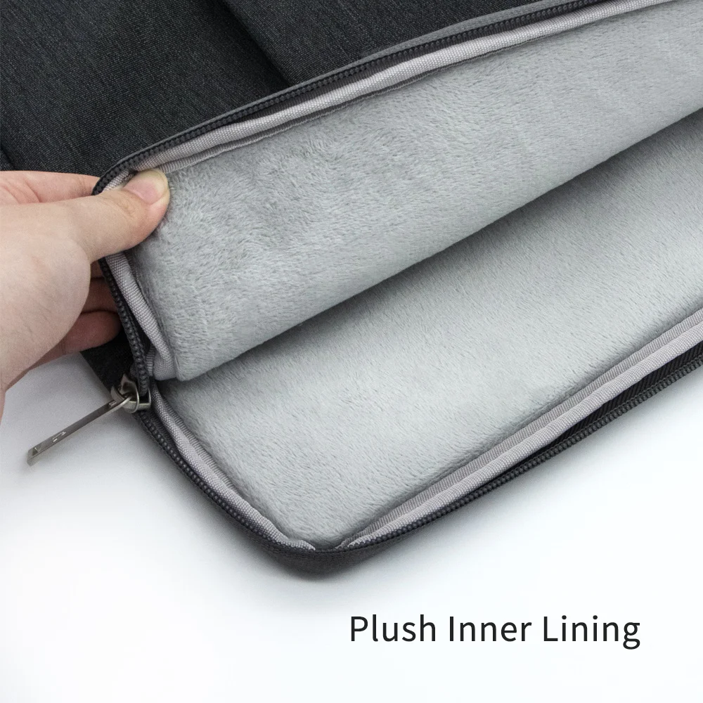 2Pcs Set OEM Waterproof Laptop Sleeve Bag Laptoptasche Bolsa Para Laptop Messenger Bag For Macbook Dell HP with Storage Pouch