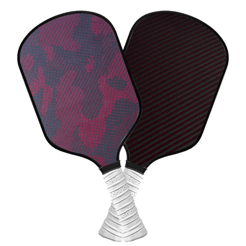 Carbon Surface Friction Pickleball Honeycomb Customized Primitive Sports Graphite Oem T700 Set Fiberglass Racket Carbon Surface