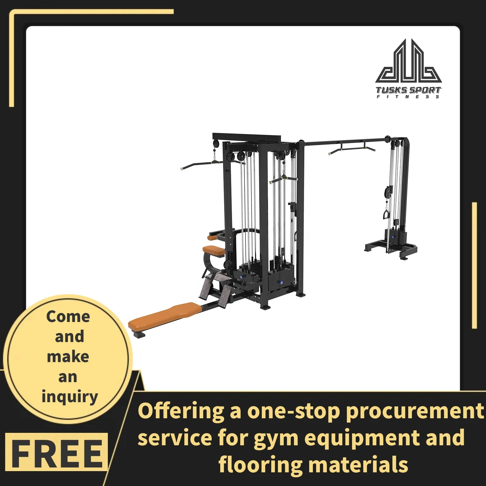Wholesale Commercial 5 Station Gym Equipment exercise fitness machine 5 Stacks 5 In 1 Station Multi Jungle Gym Equipment