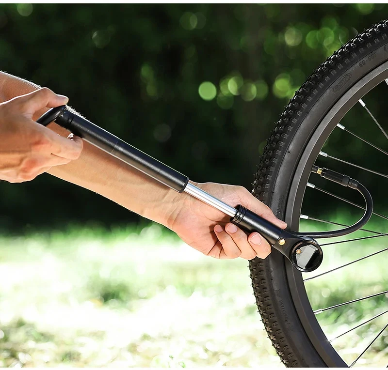 High-Pressure Mini Portable Electric Bicycle Pump Psi Gauge Bike Accessories for Suspension and Shock Electric Bike Air Pump