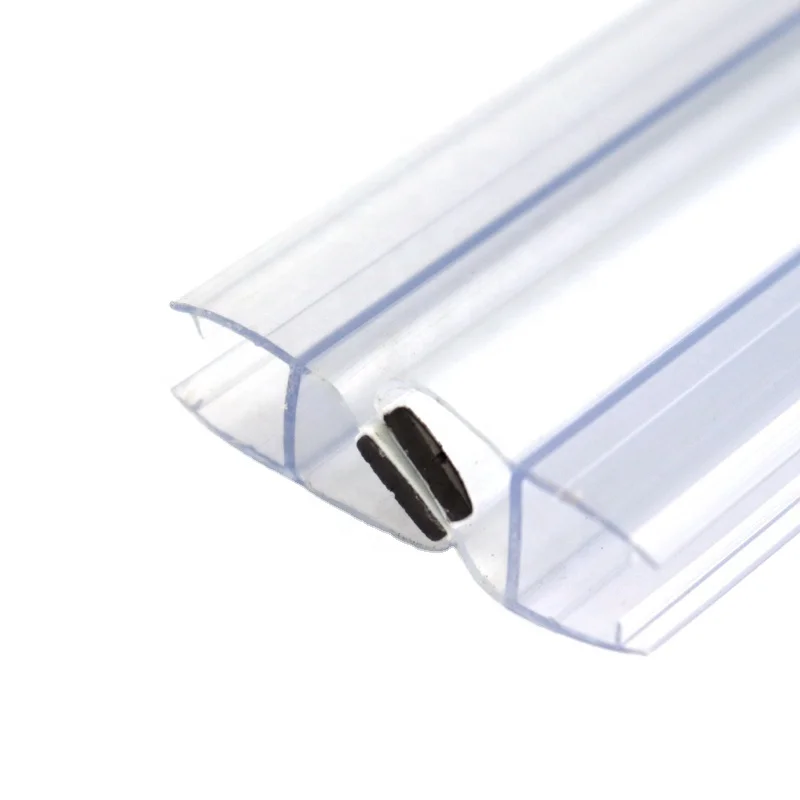 Hot selling shower door magnetic rubber strip 6-12mm glass door enclosure