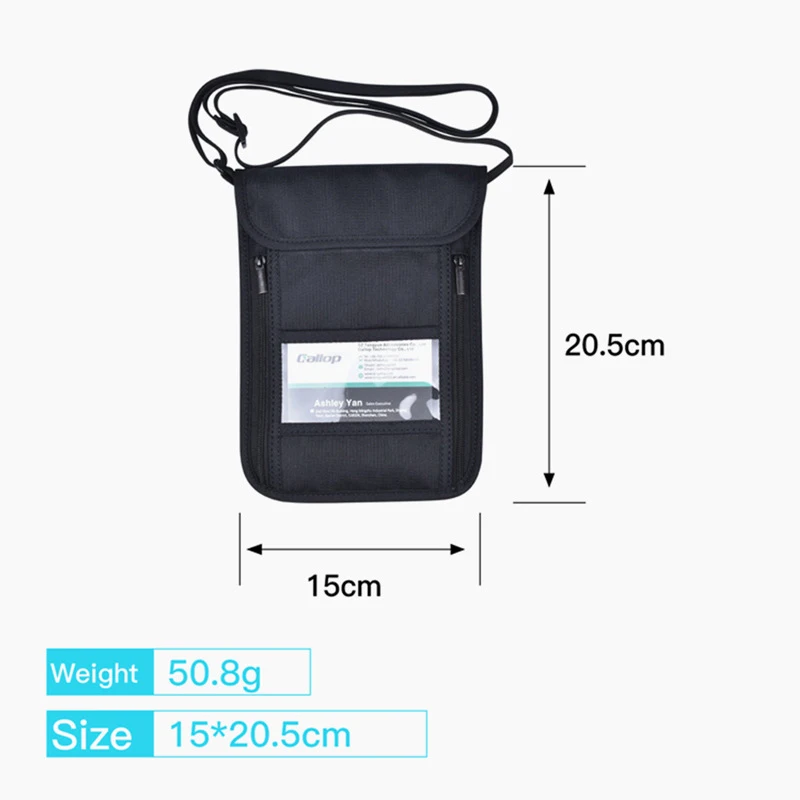 Thin Nylon casual money organizer for cash budget wallet Travel passport ID wallet bag phone purse slim rfid wallet custom