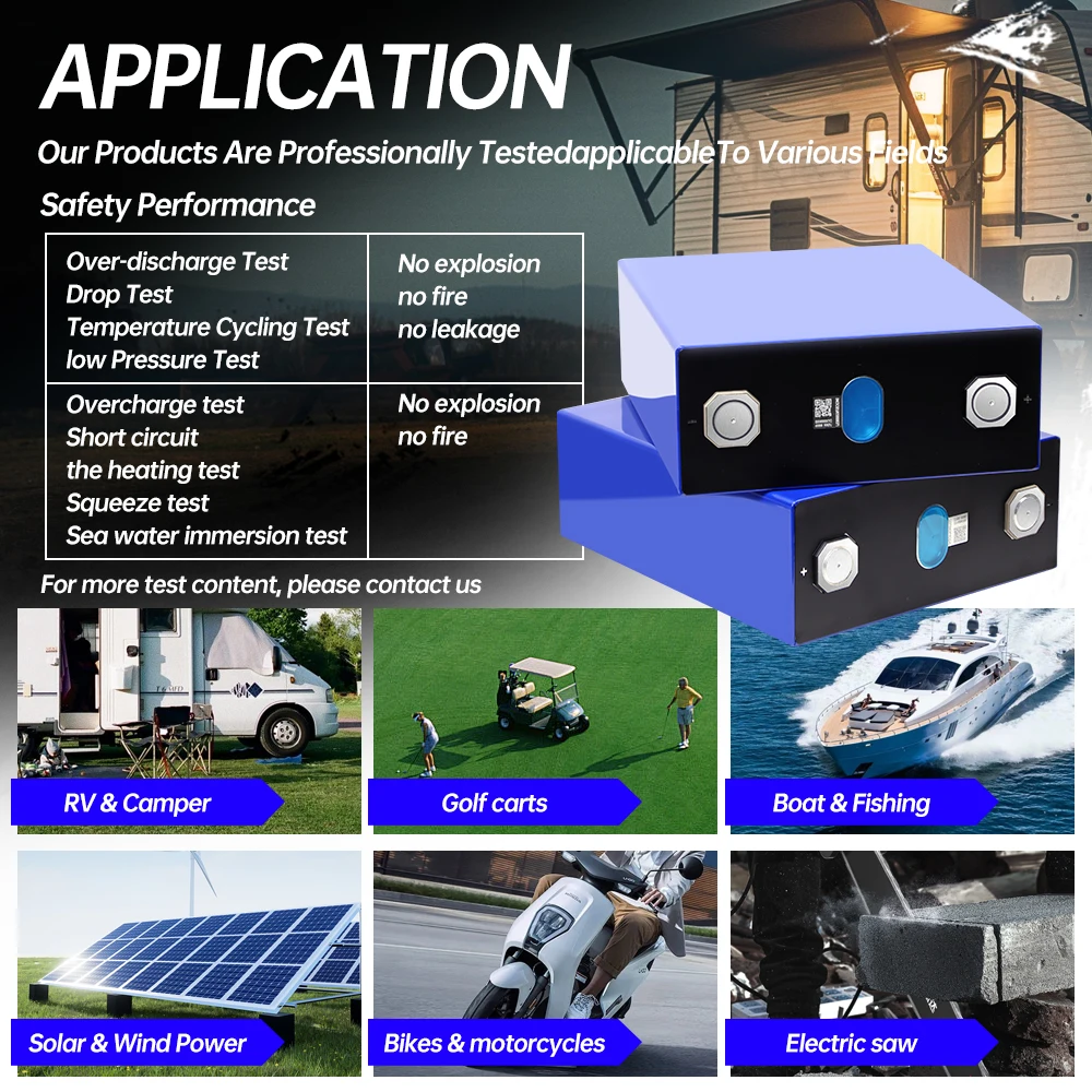 2024 306AH 10000 цикл 306Ah MB30 3 2 v lifepo4 аккумуляторные элементы 48V литий-ионная домашняя солнечная энергия