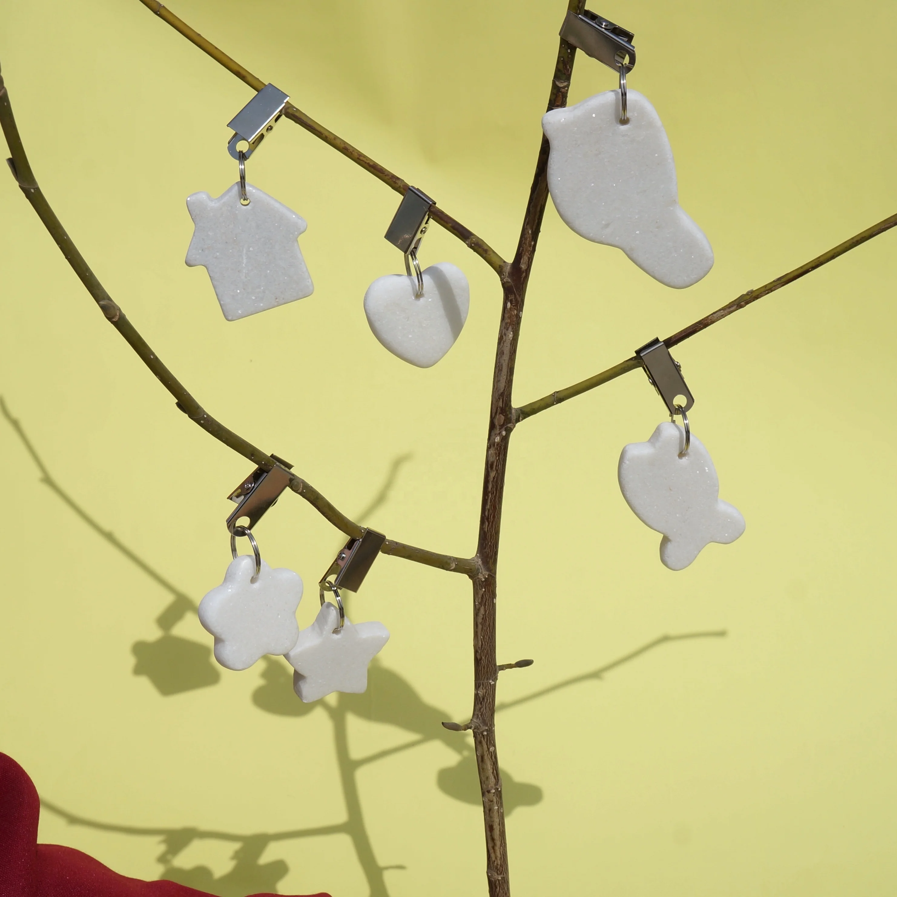 Прямая Заводская цена креативные формы декоративный мраморный декор скатерть держатель для улицы и дома