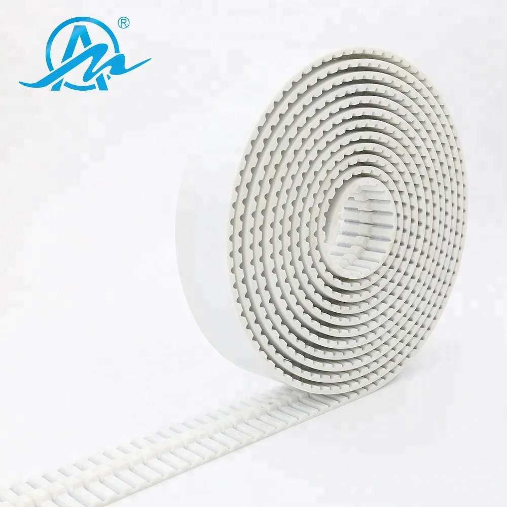 ATK10 punching hole pu open end timing belt/ industrial timing belt