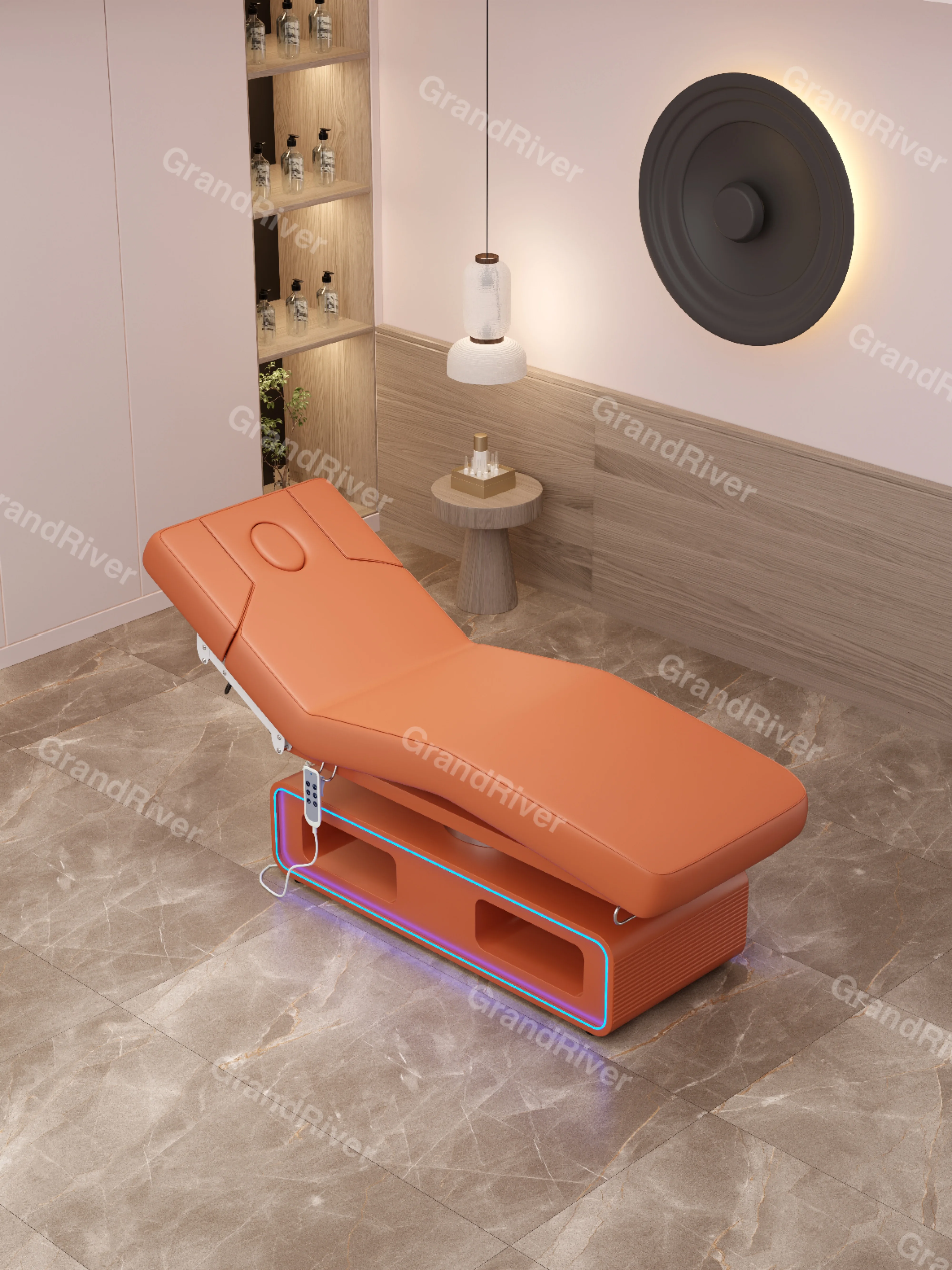 Manufacturer price salon smart facial spa bed chair electric automatic lift 3 4 motor spa electric beauty massage table Bed