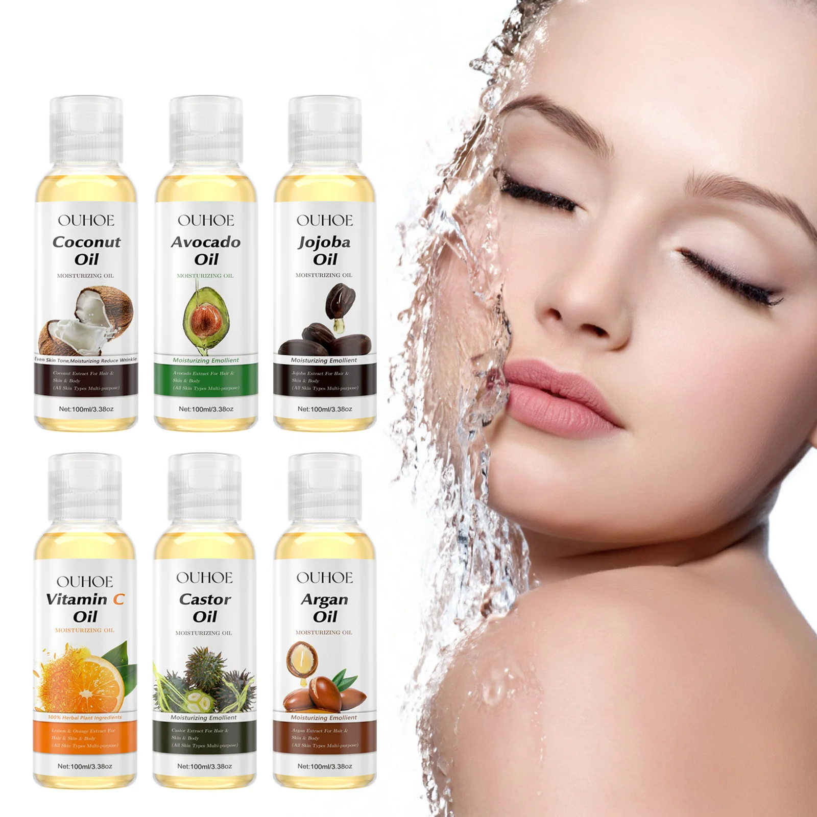 Ouhoe Private Label Essential Oils Firming Body Essential Oil Moisturize Natural Essential Oils