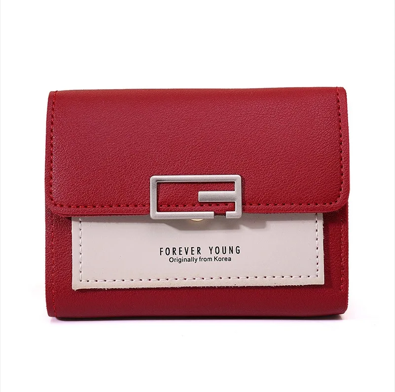 High Quality Wholesale Cheap Coin Purse Wallet Women Mini Fashion New Leather Card Wallet