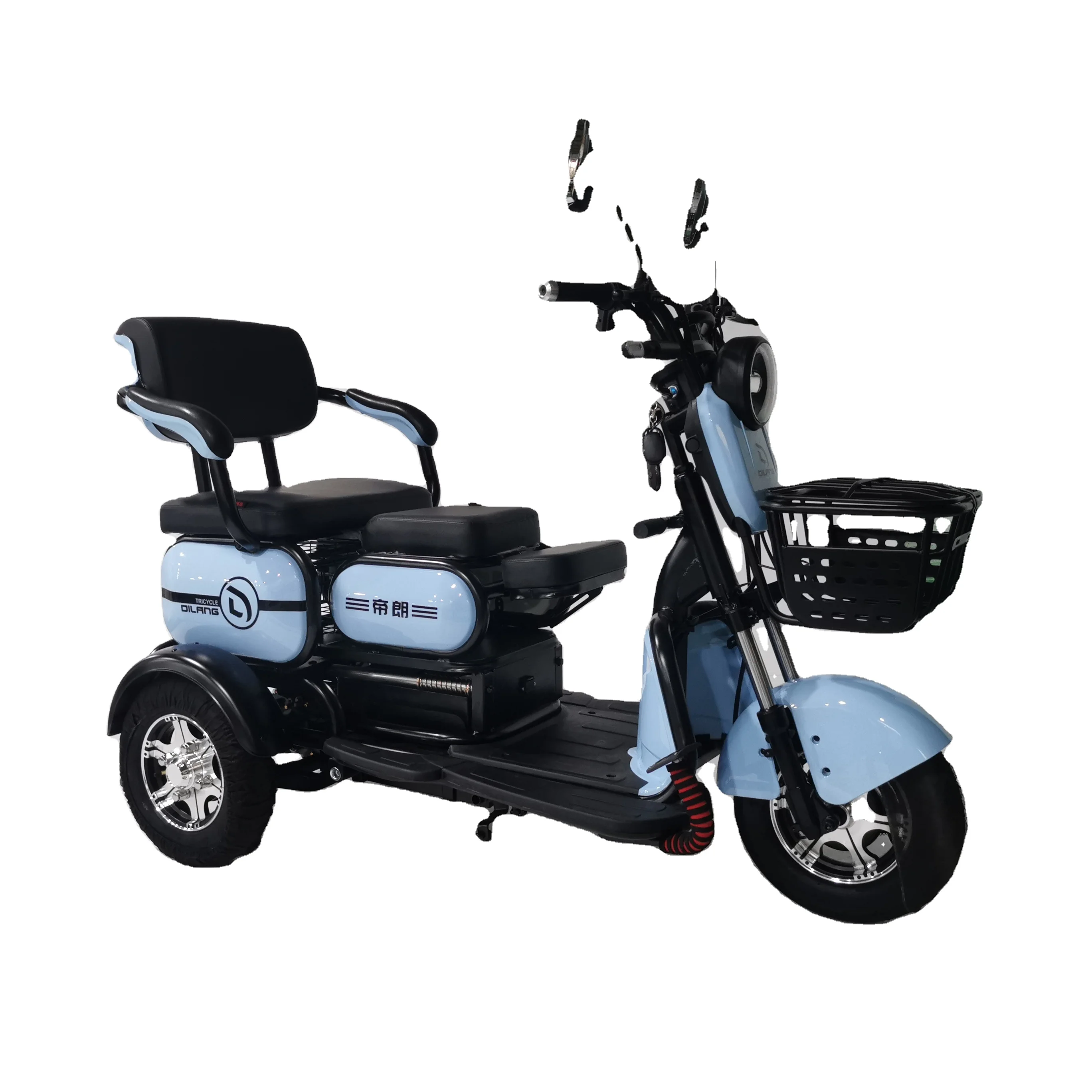 Рождественский подарок модель CP 3 0 хороший внешний вид электрические трехколесные велосипеды 2000 Вт 12Ач 20ач 40ач двойное сиденье Citycoco взрослых Макс свет тела OEM