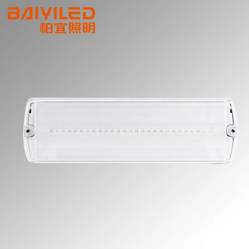led emergency exit light 3 hours rechargeable emergency light hot selling bulkhead in Europe
