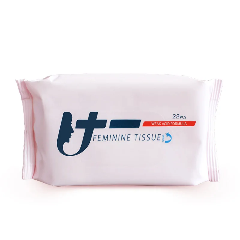 Private Label Individual Wrapped Feminine Hygiene 100% Biodegradable Flushable deep cleaning teeth makeup wipe