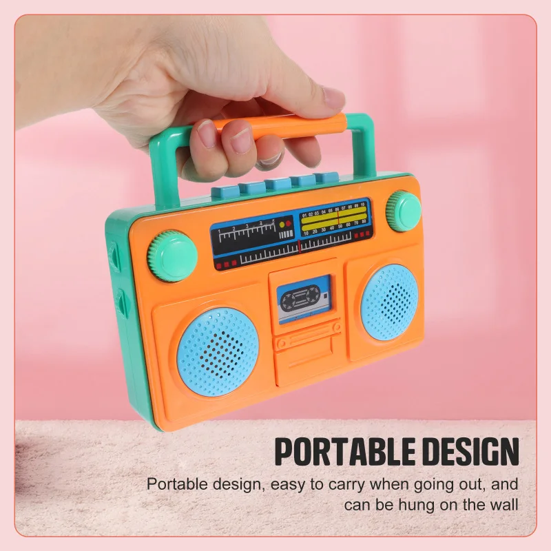 Hot Sale Unisex Mini Classic Tape Recorder Educational Baby Musical Toys for 5-7 Years Record Music Player