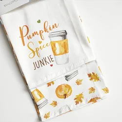 Изготовленная на заказ цифровая печать хлопковое кухонное полотенце Урожай полотенца