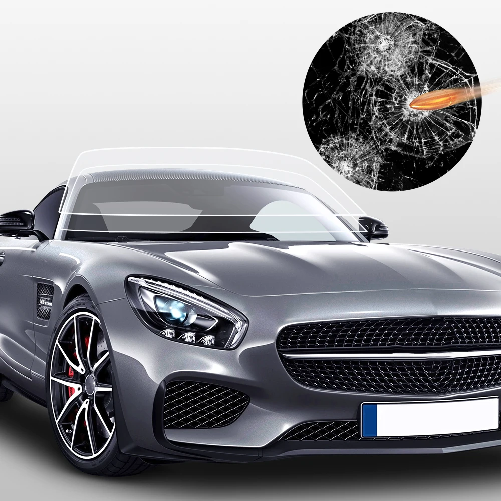 KPU 7mil Car Roof Windscreen Film Auto Glass Windshield Protection Film Car Window Solar Film