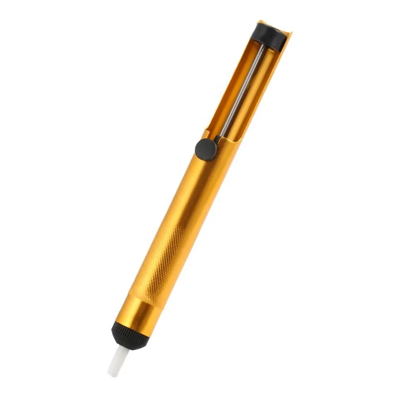 Skyasia Tin Remover Hand Tools Golden Desoldering Pump Vacuum Suction Pen Solder Sucker Desoldering Vacuum Gun