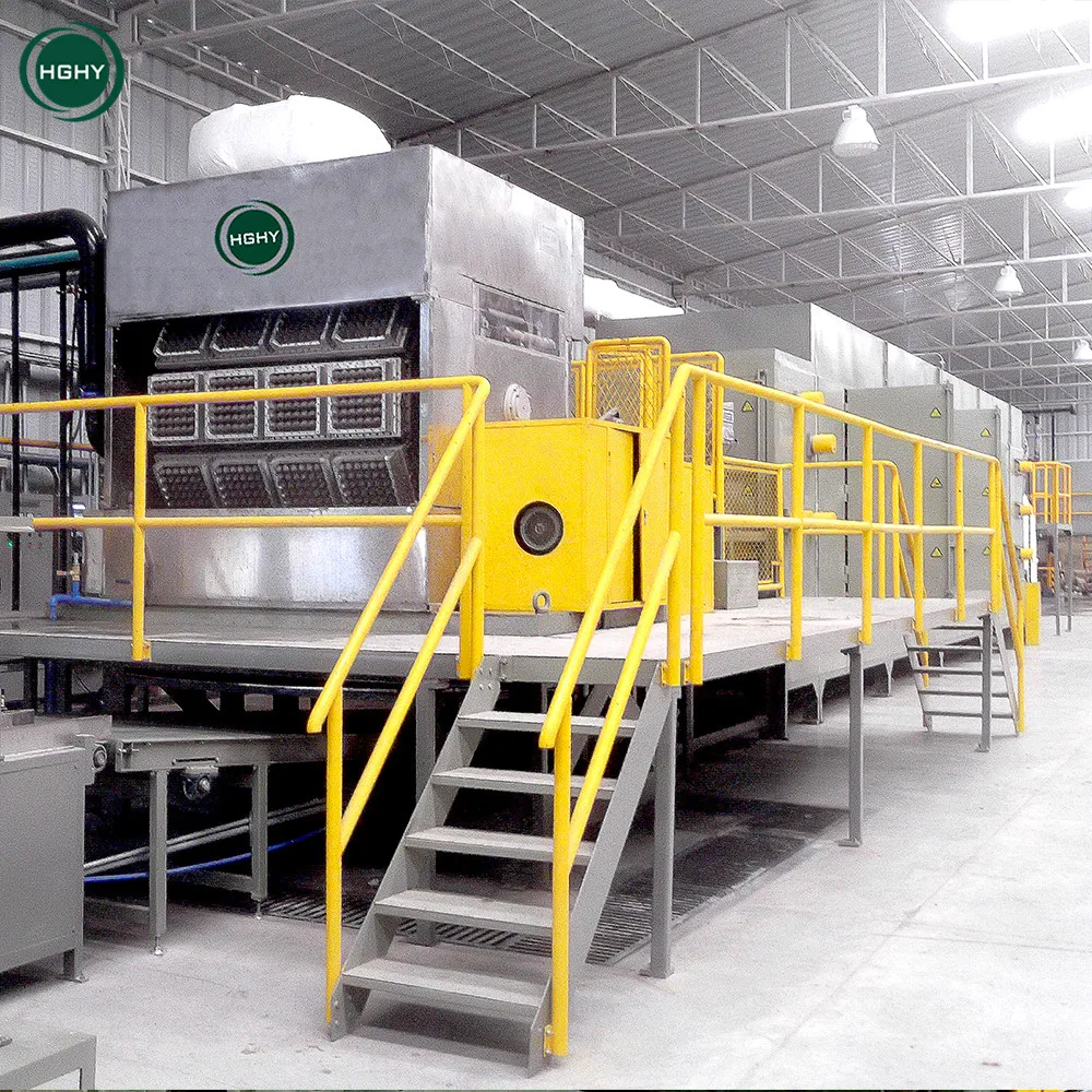 Hghy Top Sale Pulp Moulding Machine Manufacturer High Efficiency and Supper Quality Egg Tray Making Machine Paper With Driyer