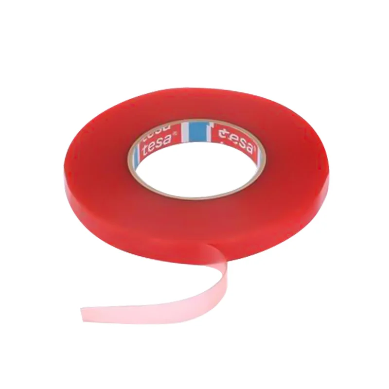 Heat-Resistant Red Polyester Film Clear Tape 4965 Double Sided PET strong adhesive tape