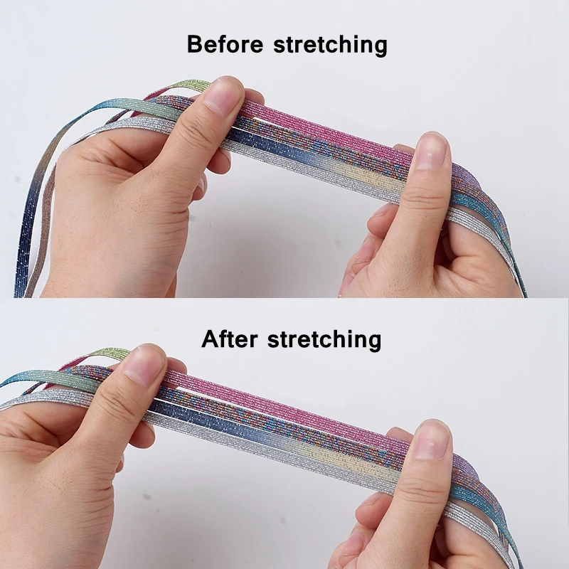 New Elastic Shoe Laces Fashion Metal lock No Tie Shoelaces Suitable for all kinds of shoes child Adult flat Sneakers Lazy Lace