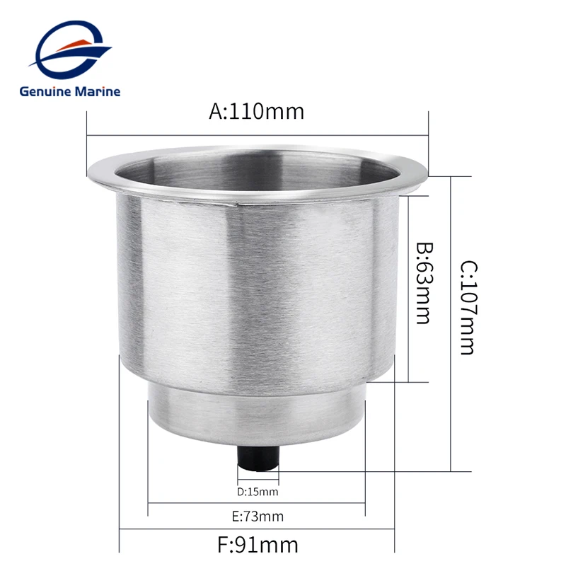 Genuine Marine Yacht Car Antislip Waterproof LED Cup Holder For Boat